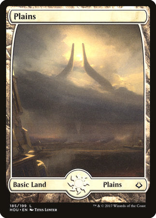 Plains (185) - Full Art [Hour of Devastation] | Rook's Games and More