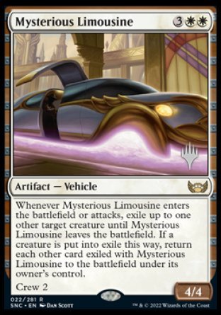 Mysterious Limousine (Promo Pack) [Streets of New Capenna Promos] | Rook's Games and More