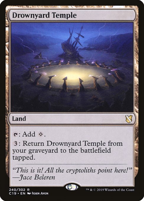 Drownyard Temple [Commander 2019] | Rook's Games and More