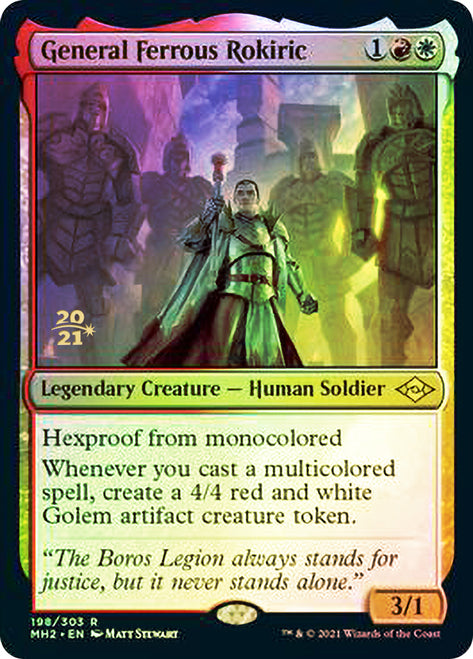 General Ferrous Rokiric [Modern Horizons 2 Prerelease Promos] | Rook's Games and More