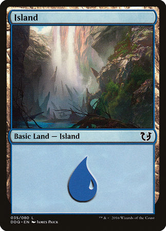 Island (35) [Duel Decks: Blessed vs. Cursed] | Rook's Games and More