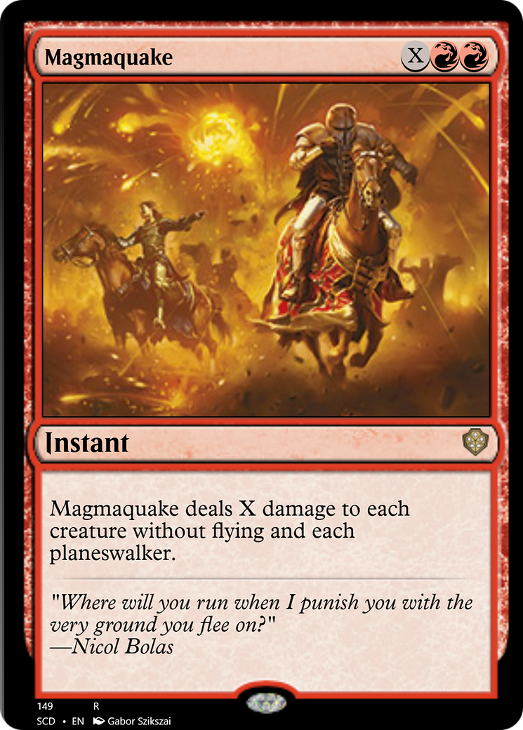 Magmaquake [Starter Commander Decks] | Rook's Games and More