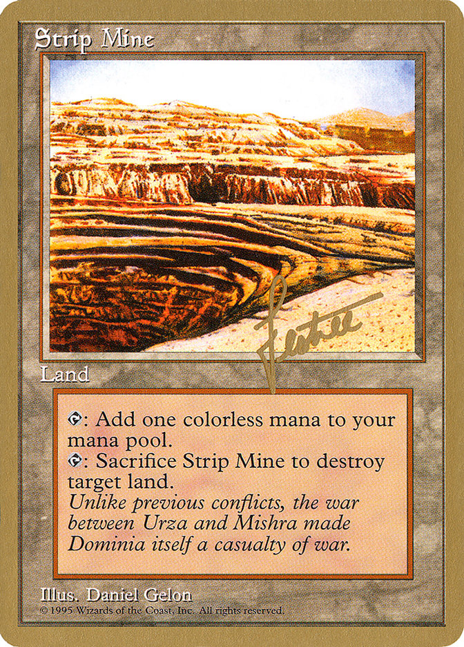 Strip Mine (Bertrand Lestree) [Pro Tour Collector Set] | Rook's Games and More