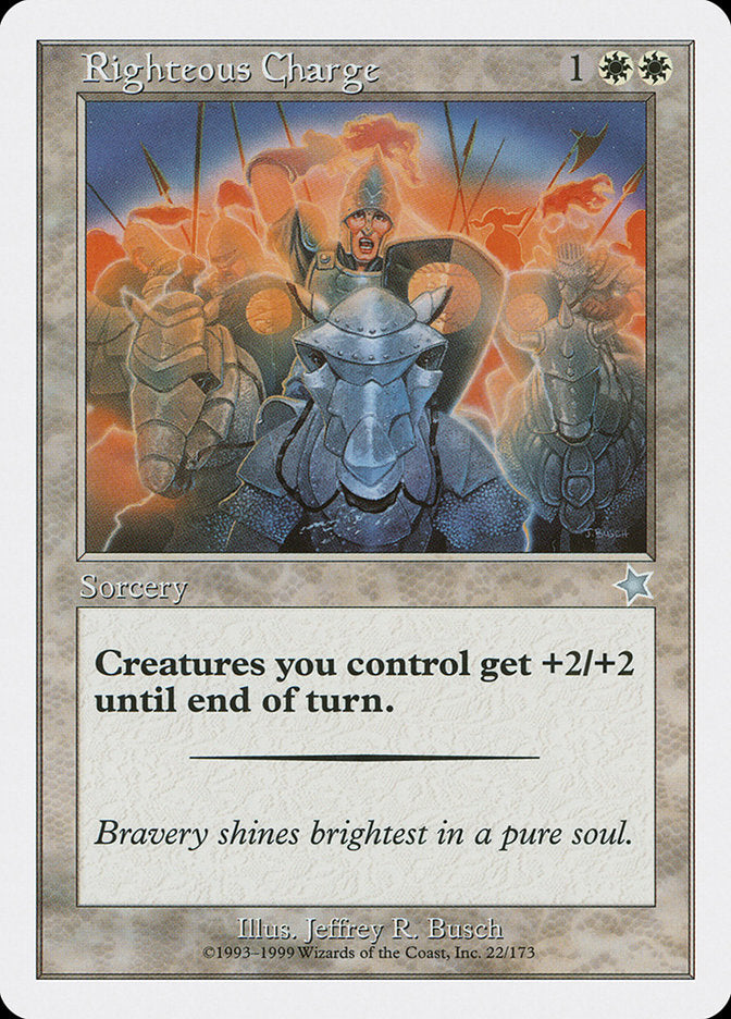 Righteous Charge [Starter 1999] | Rook's Games and More