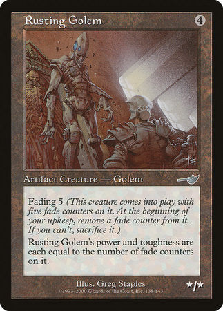 Rusting Golem [Nemesis] | Rook's Games and More