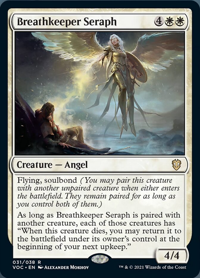 Breathkeeper Seraph [Innistrad: Crimson Vow Commander] | Rook's Games and More