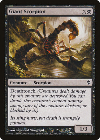 Giant Scorpion [Zendikar] | Rook's Games and More