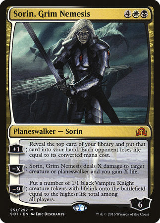 Sorin, Grim Nemesis [Shadows over Innistrad] | Rook's Games and More