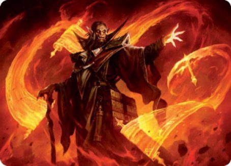 Plargg, Dean of Chaos Art Card [Strixhaven: School of Mages Art Series] | Rook's Games and More