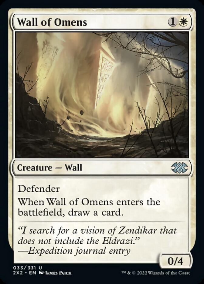 Wall of Omens [Double Masters 2022] | Rook's Games and More