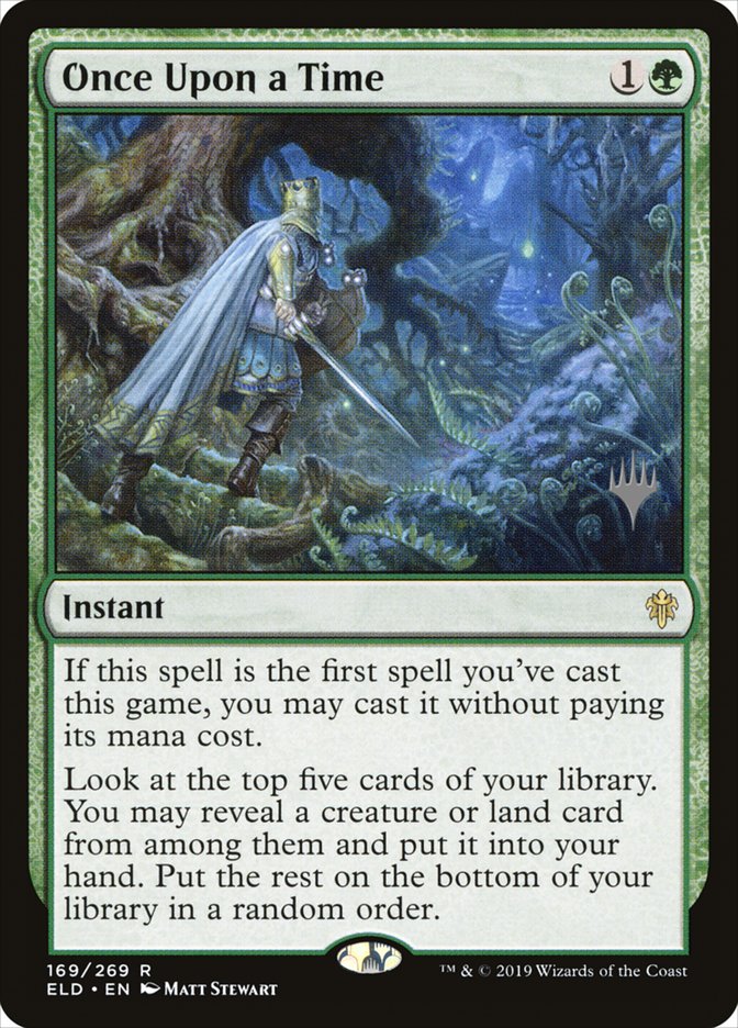 Once Upon a Time (Promo Pack) [Throne of Eldraine Promos] | Rook's Games and More