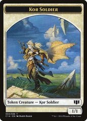 Kor Soldier // Pegasus Double-sided Token [Commander 2014 Tokens] | Rook's Games and More