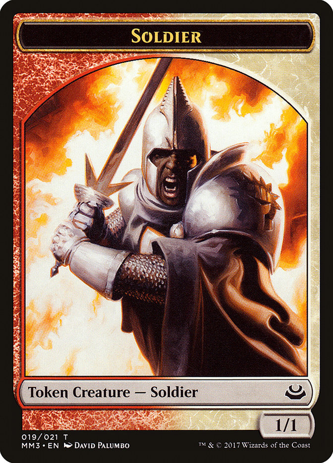 Soldier (019/021) [Modern Masters 2017 Tokens] | Rook's Games and More