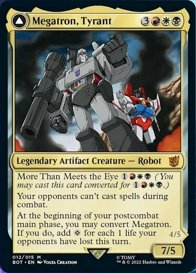 Megatron, Tyrant // Megatron, Destructive Force [Universes Beyond: Transformers] | Rook's Games and More