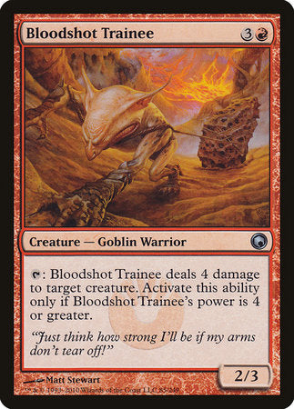 Bloodshot Trainee [Scars of Mirrodin] | Rook's Games and More