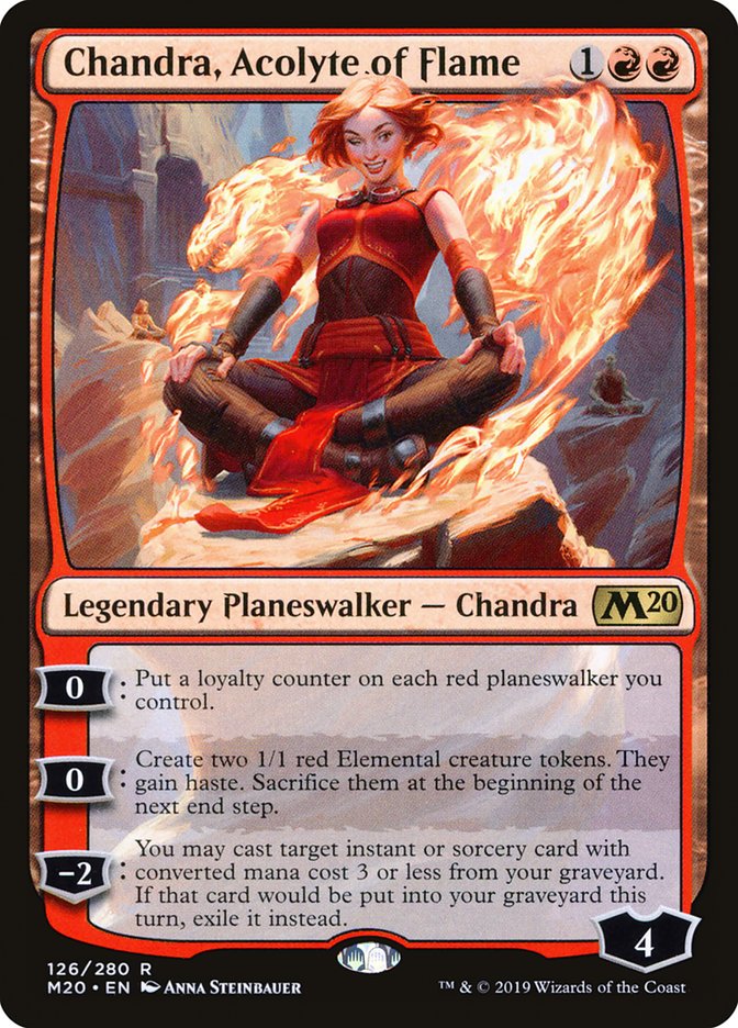 Chandra, Acolyte of Flame [Core Set 2020] | Rook's Games and More
