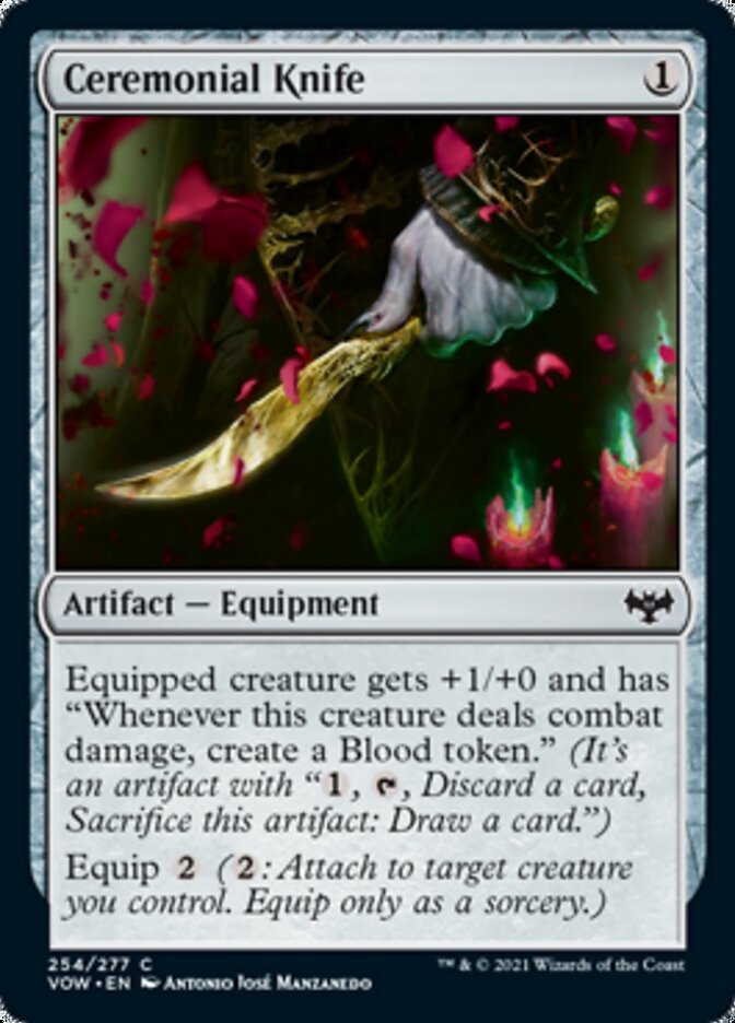 Ceremonial Knife [Innistrad: Crimson Vow] | Rook's Games and More