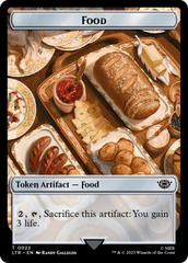 Tentacle // Food (0022) Double-Sided Token (Surge Foil) [The Lord of the Rings: Tales of Middle-Earth Tokens] | Rook's Games and More