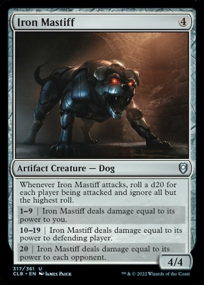 Iron Mastiff [Commander Legends: Battle for Baldur's Gate] | Rook's Games and More