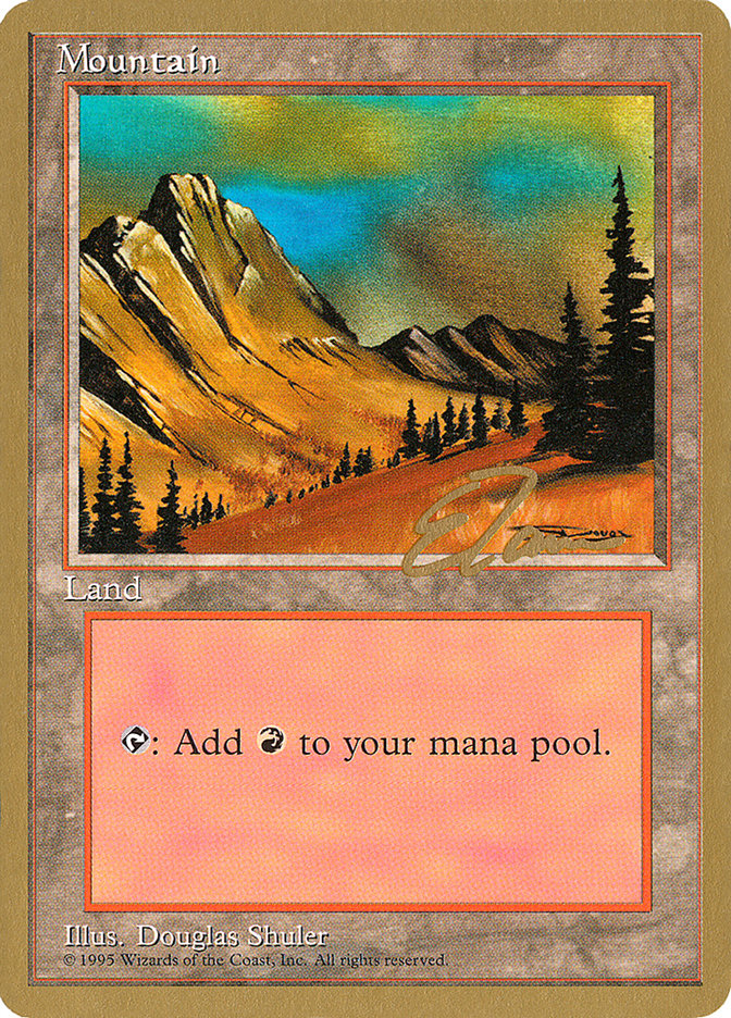 Mountain (et375) (Eric Tam) [Pro Tour Collector Set] | Rook's Games and More