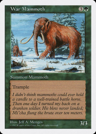 War Mammoth [Fifth Edition] | Rook's Games and More