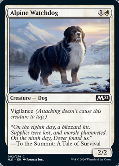 Alpine Watchdog [Core Set 2021] | Rook's Games and More