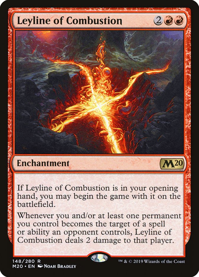 Leyline of Combustion [Core Set 2020] | Rook's Games and More