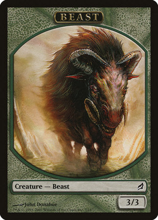 Beast Token [Lorwyn Tokens] | Rook's Games and More