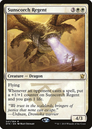 Sunscorch Regent [Dragons of Tarkir] | Rook's Games and More