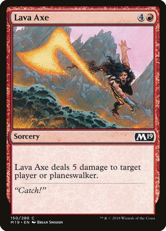 Lava Axe [Core Set 2019] | Rook's Games and More