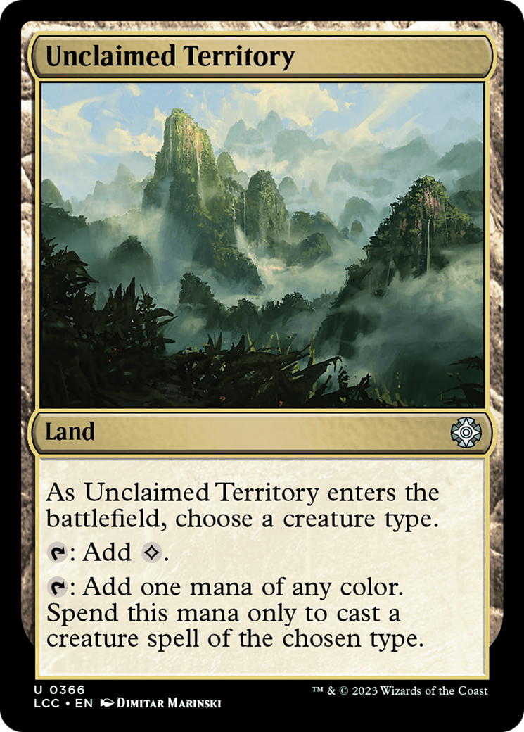 Unclaimed Territory [The Lost Caverns of Ixalan Commander] | Rook's Games and More