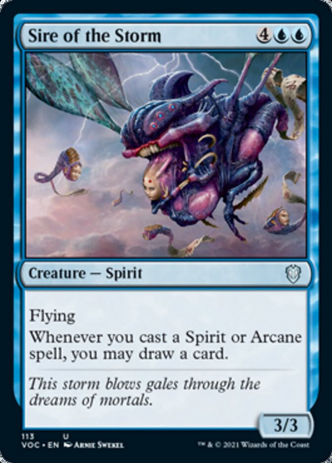 Sire of the Storm [Innistrad: Crimson Vow Commander] | Rook's Games and More