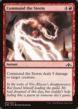 Command the Storm [Guilds of Ravnica] | Rook's Games and More