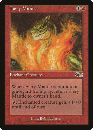 Fiery Mantle [Urza's Saga] | Rook's Games and More