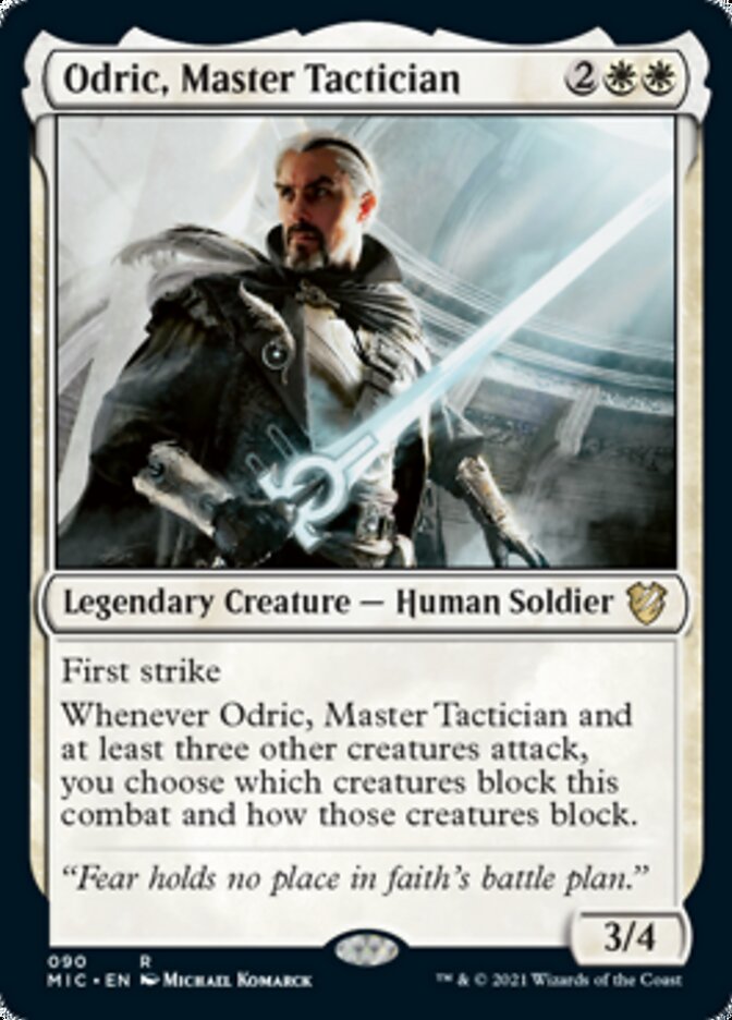 Odric, Master Tactician [Innistrad: Midnight Hunt Commander] | Rook's Games and More