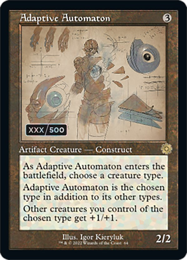 Adaptive Automaton (Retro Schematic) (Serial Numbered) [The Brothers' War Retro Artifacts] | Rook's Games and More