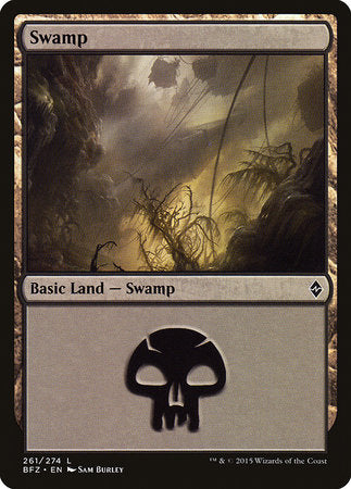 Swamp (261) [Battle for Zendikar] | Rook's Games and More