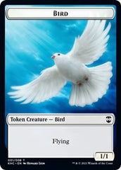 Bird // Spirit Double-sided Token [Kaldheim Commander Tokens] | Rook's Games and More