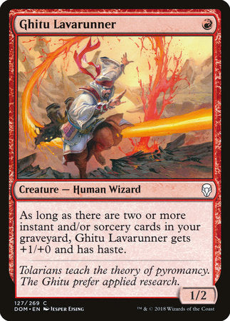 Ghitu Lavarunner [Dominaria] | Rook's Games and More