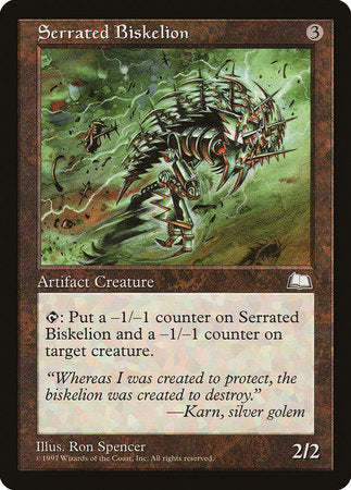 Serrated Biskelion [Weatherlight] | Rook's Games and More