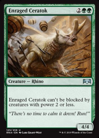 Enraged Ceratok [Ravnica Allegiance] | Rook's Games and More