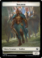 Soldier // Insect Double-Sided Token [March of the Machine Commander Tokens] | Rook's Games and More