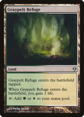 Graypelt Refuge [Zendikar] | Rook's Games and More