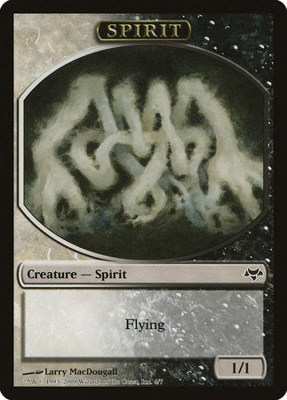 Spirit Token (Black/White) [Eventide Tokens] | Rook's Games and More