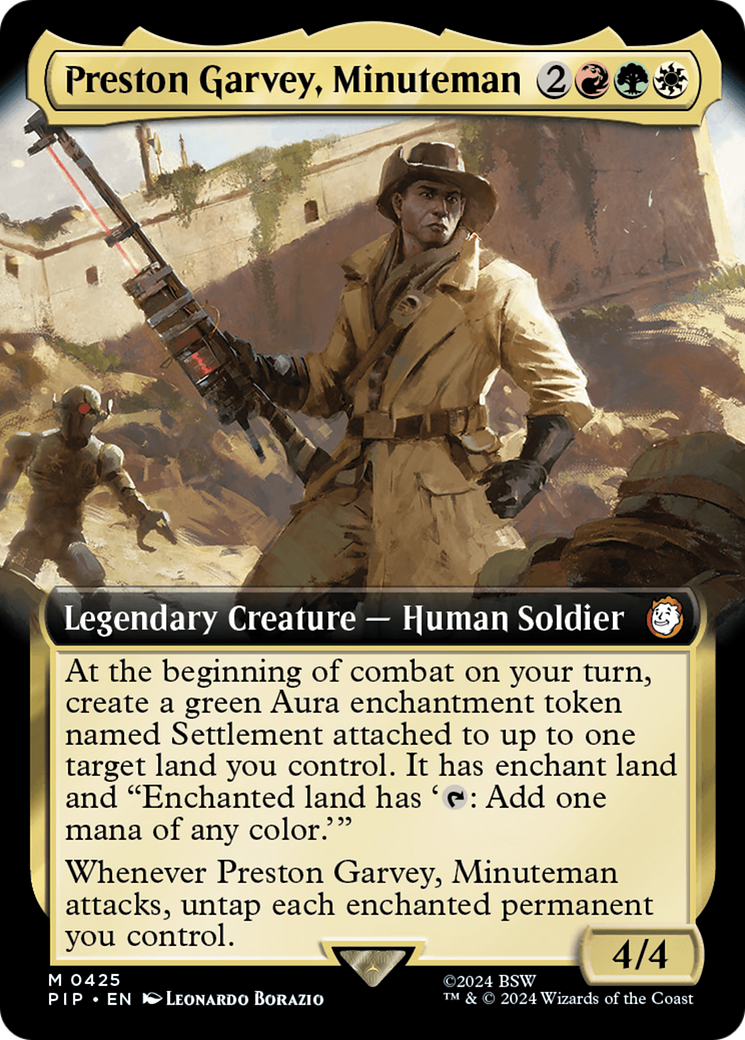 Preston Garvey, Minuteman (Extended Art) [Fallout] | Rook's Games and More