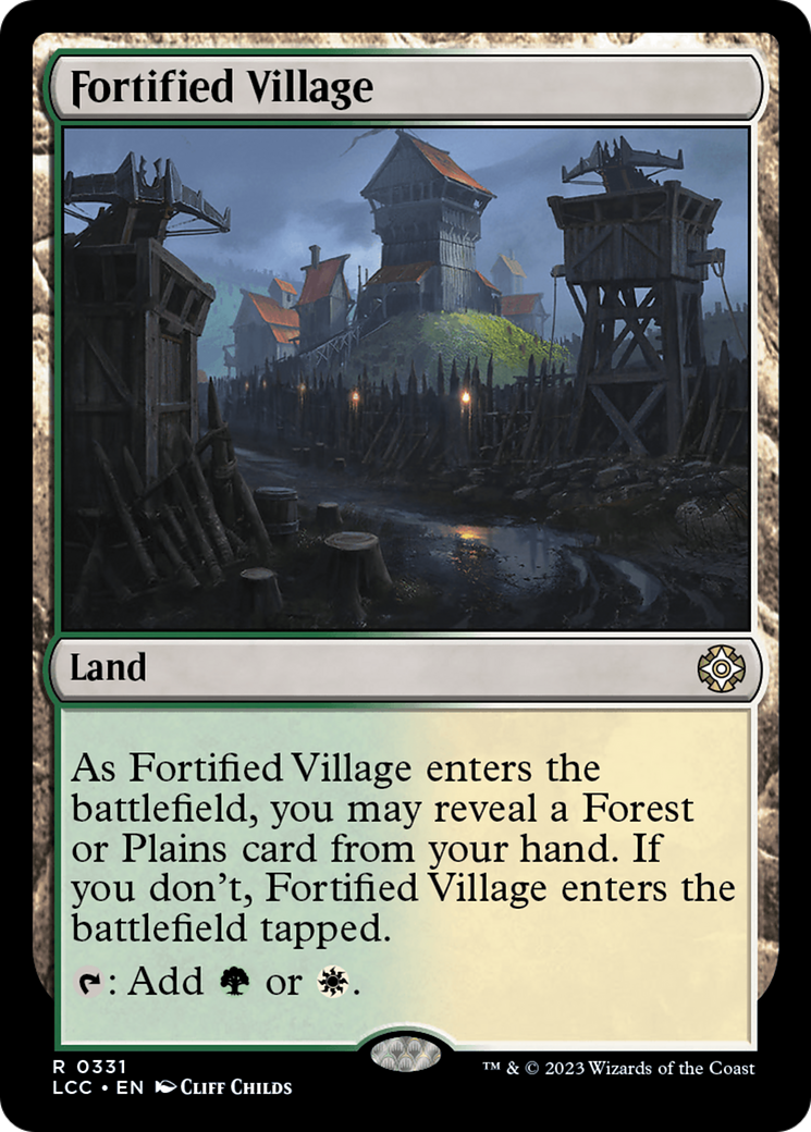 Fortified Village [The Lost Caverns of Ixalan Commander] | Rook's Games and More