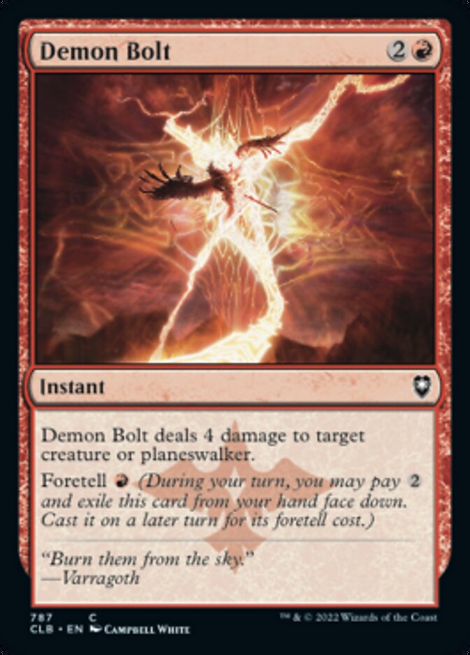 Demon Bolt [Commander Legends: Battle for Baldur's Gate] | Rook's Games and More