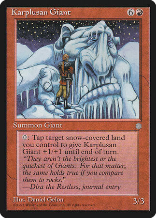 Karplusan Giant [Ice Age] | Rook's Games and More