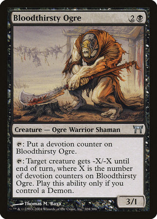 Bloodthirsty Ogre [Champions of Kamigawa] | Rook's Games and More