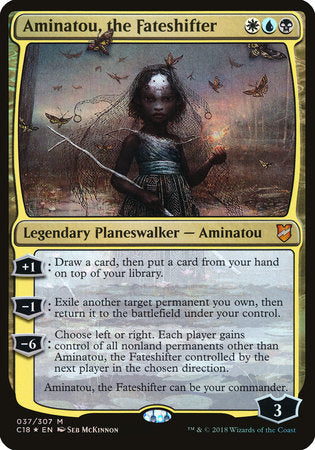 Aminatou, the Fateshifter (Commander 2018) [Commander 2018 Oversized] | Rook's Games and More